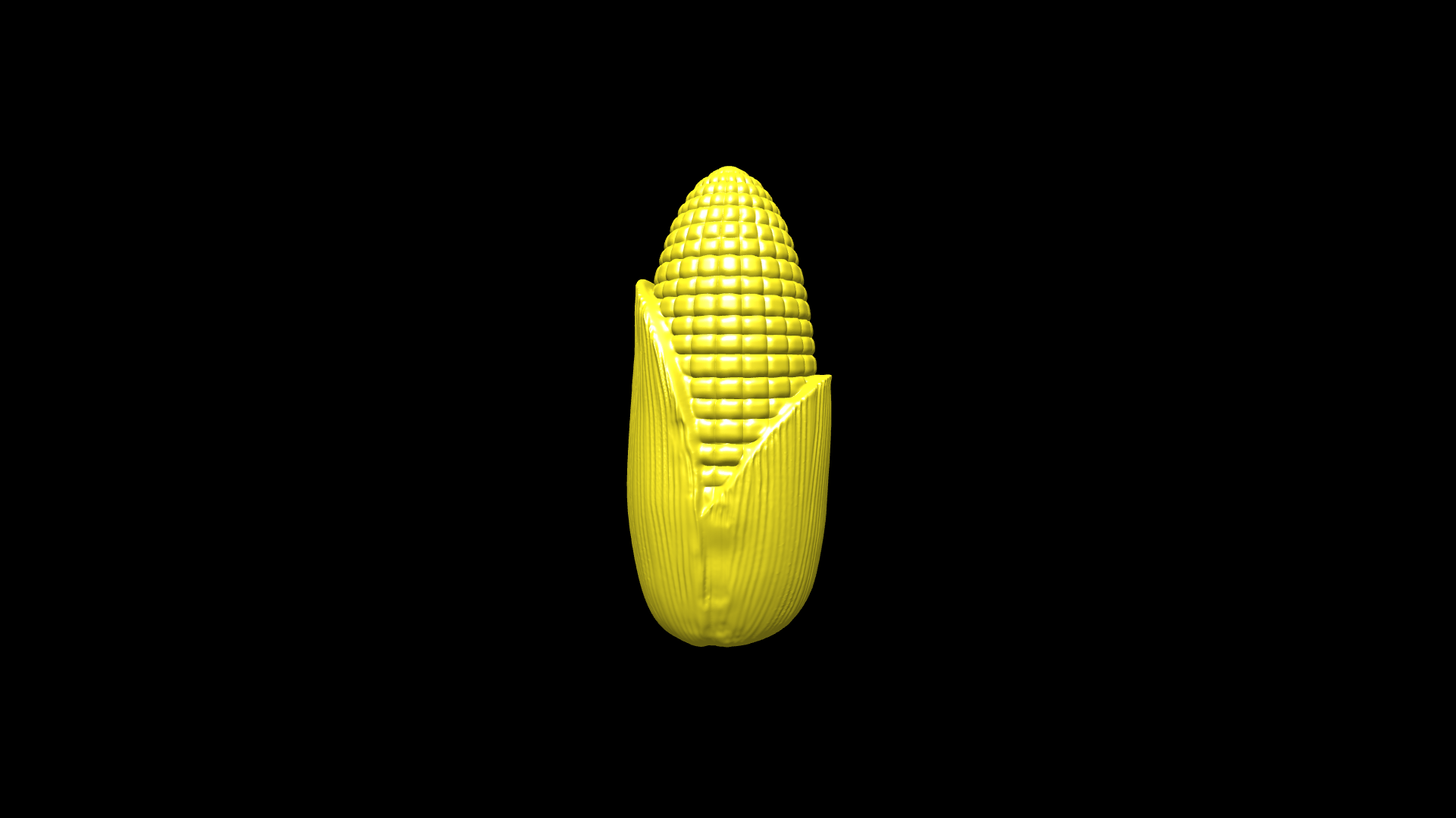 立体雕刻丰穗满仓 ·玉米棒子雕刻手把件